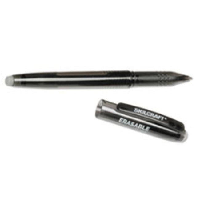 ERASABLE RE-WRITE GEL STICK PEN, FINE, BLACK, 0.5 MM, (5 DOZEN PER PACK)