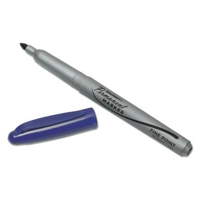 PERMANENT MARKER, FINE POINT, BLUE (5 DOZEN PER PACK)