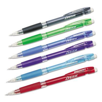 PRISM MECHANICAL PENCIL, .5MM, TRANSLUCENT, ASSORTED (5 DOZEN PER PACK)