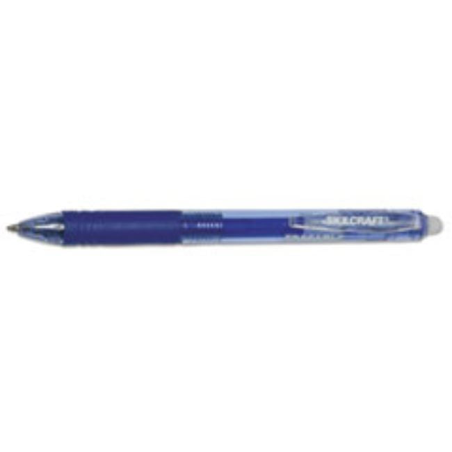 ERASABLE RE-WRITE RETRACTABLE GEL PEN, MED,BLUE,0.7MM, (5 DOZEN PER PACK)