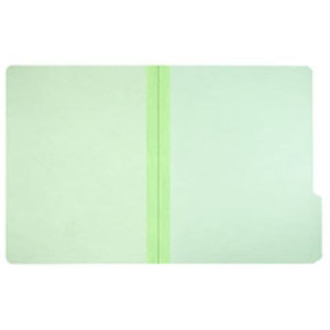 PRESSBOARD FILE FOLDER, 1/3 CUT, LETTER, LIGHT GREEN, 100/BOX. (1 per pack)
