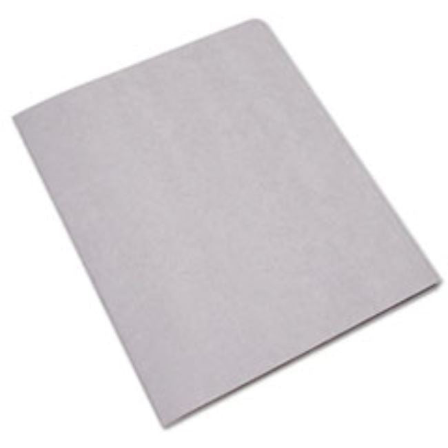 DOUBLE POCKET PORTFOLIO, LETTER SIZE, GRAY, 25CT/BOX (5 BOXES PER PACK)