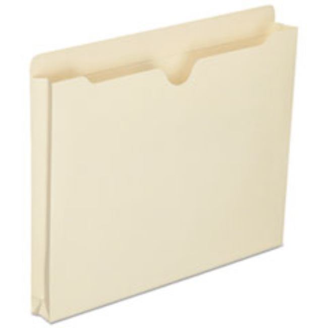 MANILA FILE JACKET, LETTER, 8 1/2 X 11, 1" EXP., 50CT/BX (5 BOXES PER PACK)