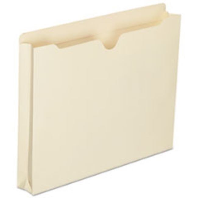 MANILA FILE JACKET, LETTER, 8 1/2 X 11, 1 1/2" EXP, 50/BX (5 BOXES PER PACK)