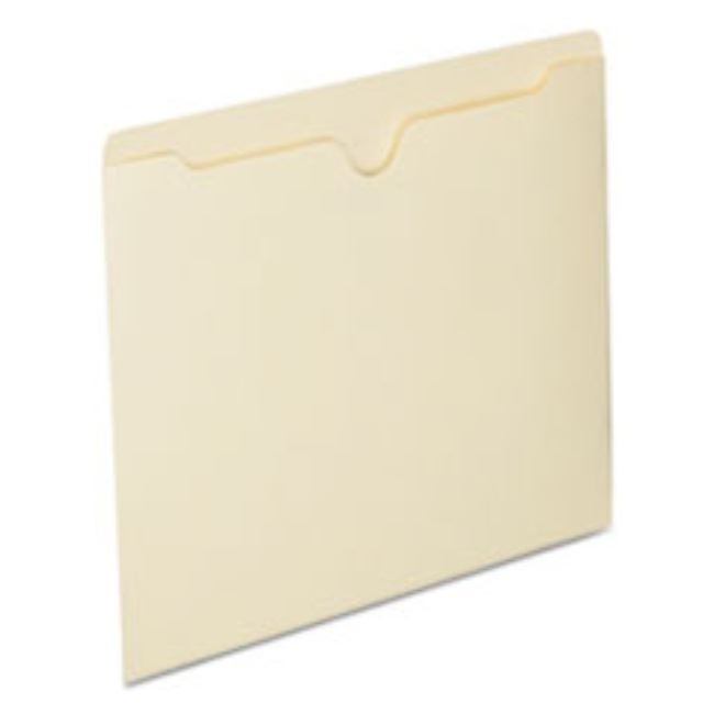 MANILA FILE JACKET, LETTER, 8 1/2 X 11, FLAT EXP, 50CT/BOX (5 BOXES PER PACK)