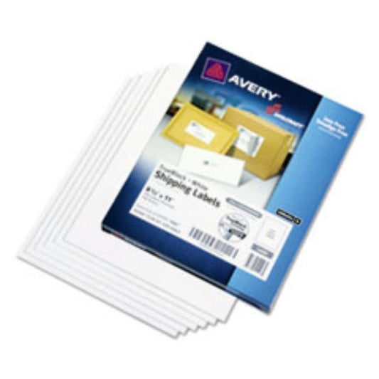 LASER LABELS, 8 1/2 X 11, WHITE, 100/BOX.  (5 per pack)