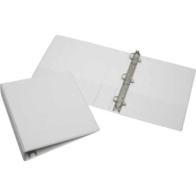 Buy 1 Standard White D-Ring Clear Overlay View Binders - 1pk (SDRCV100WH)