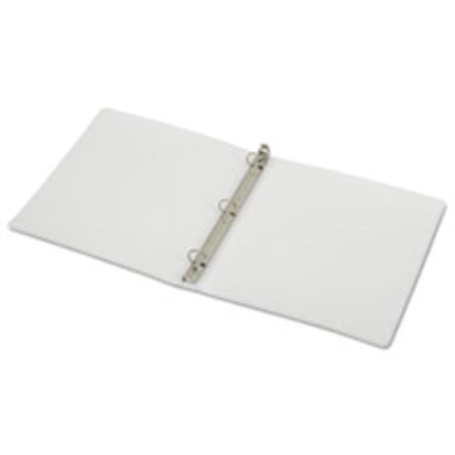 3-RING FLEXIBLE BINDER, 1" CAPACITY, WHITE (10 PACK)