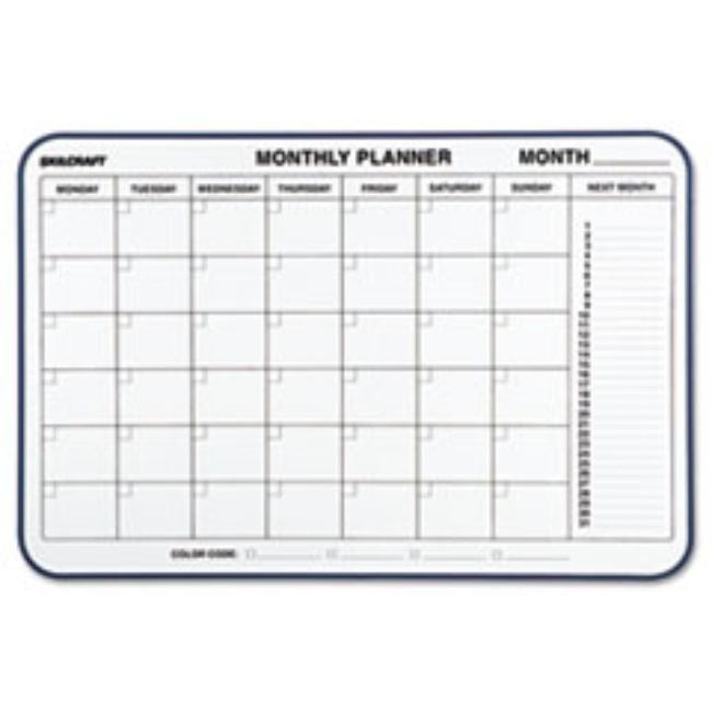 QUARTET 1-MONTH CUBICLE CALENDAR BOARD, 24 X 36, 1 EACH