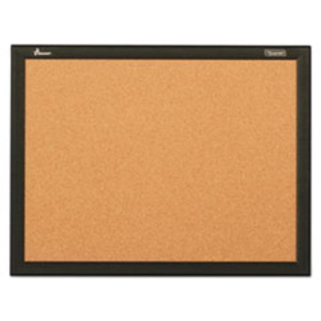 QUARTET CORK BOARD, 48 X 36, ALUMINUM FRAME, 1 EACH