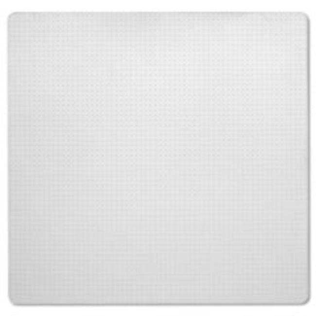 PVC CHAIR MAT, LOW-TO MEDIUM-PILE CARPET, 60" X 60", (1 per pack)