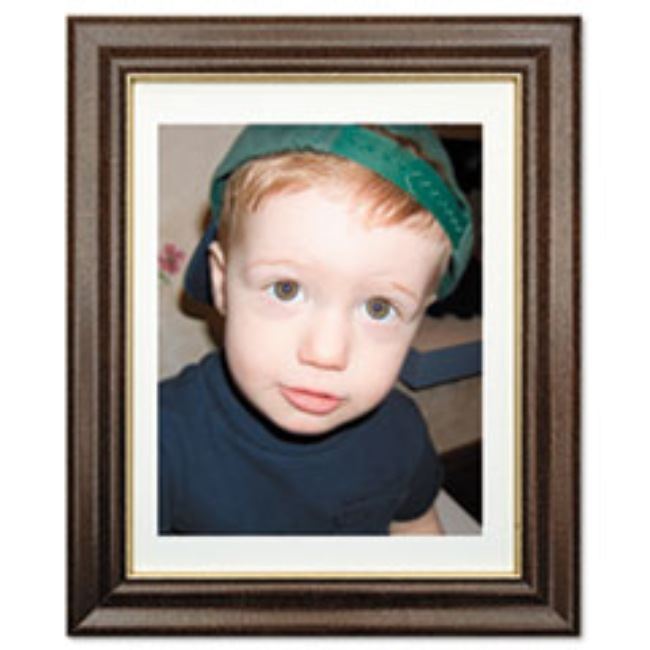 STYLE C PHOTO FRAME, WOOD, 8-1/2 X 11, WALNUT STAIN, 12ct /BOX (1 per pack)