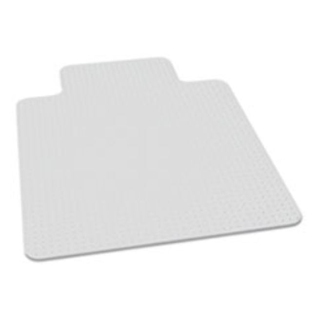 BIOBASED CHAIR MAT FOR HIGH PILE CARPET, 46X60, 25X12 LIP, CLEAR, 1 EACH