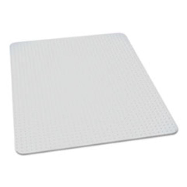 BIOBASED CHAIR MAT FOR HIGH PILE CARPET, 46 X 60, NO LIP, CLEAR, 1 EACH