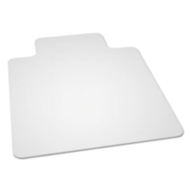 BIOBASED CHAIR MAT HARD FLOORS, 45X53, 20X12 LIP, CLEAR, 1 EACH