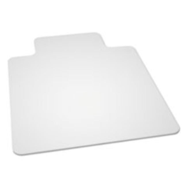 BIOBASED CHAIR MAT HARD FLOORS, 45X53, 25X12 LIP, CLEAR, 1 EACH