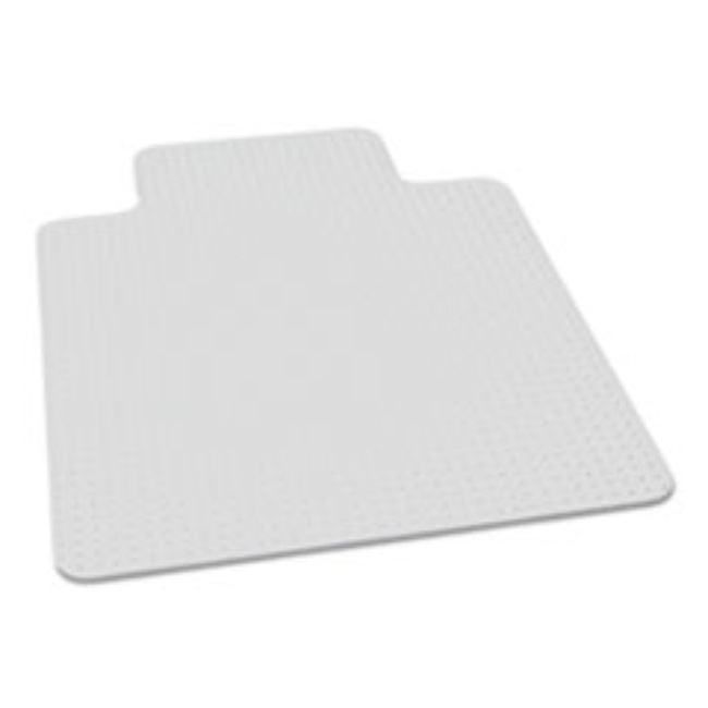 BIOBASED CHAIR MAT LOW/MEDIUM PILE CARPET, 46X60,25X12 LIP, CLEAR, 1 EACH
