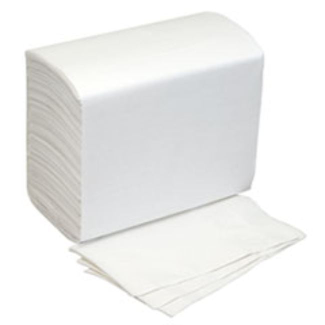 TABLE NAPKIN, DINNER, 2-PLY, WHITE, 3000/BOX. (1 per pack)