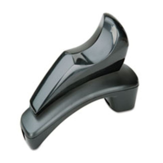 CURVED SHAPE TELEPHONE SHOULDER REST, 2 X 2-1/2 X 7, BLACK (10 PER PACK)