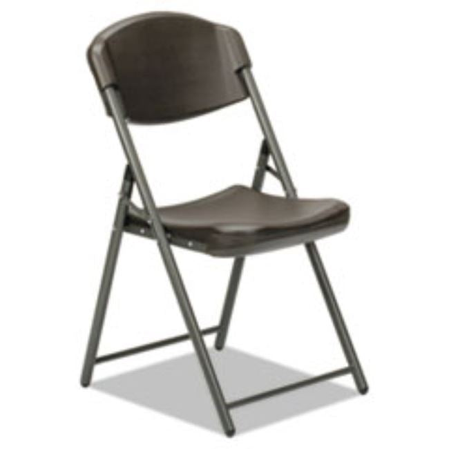 FOLDING CHAIR, 15.75" X 16" X 17", ESPRESSO SEAT, 4CT/PACK