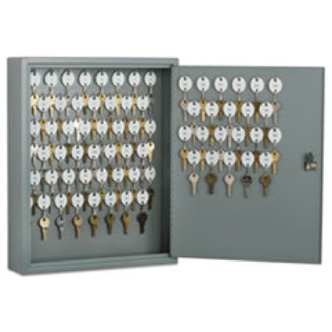 SKILCRAFT LOCKING KEY CABINET, 70, 14W X 3 1/4D X 17 1/4H, GRAY, (1/pack)