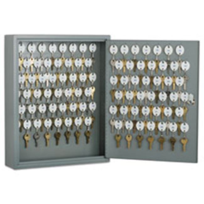 SKILCRAFT LOCKING KEY CABINET, 90, 14W X 3 1/4D X 17 1/4H, GRAY, (1 per pack)