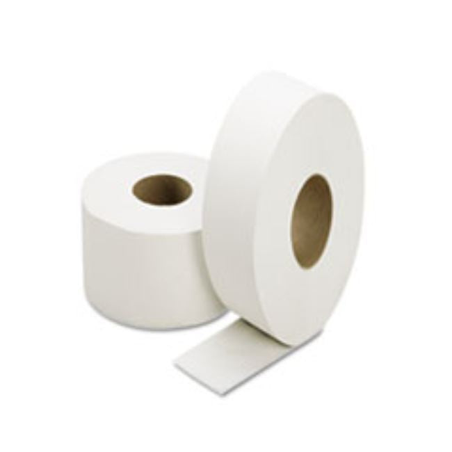 JUMBO ROLL TOILET TISSUE, 2-PLY, 1000FT, WHITE, 12CT/BOX