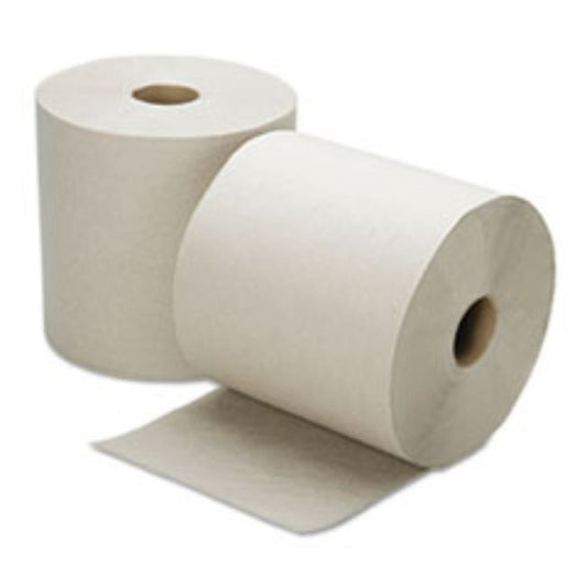 CONTINUOUS ROLL PAPER TOWEL, 8" X 800FT, NATURAL, 6 ROLLS/BOX (5 BOXES PER PACK)
