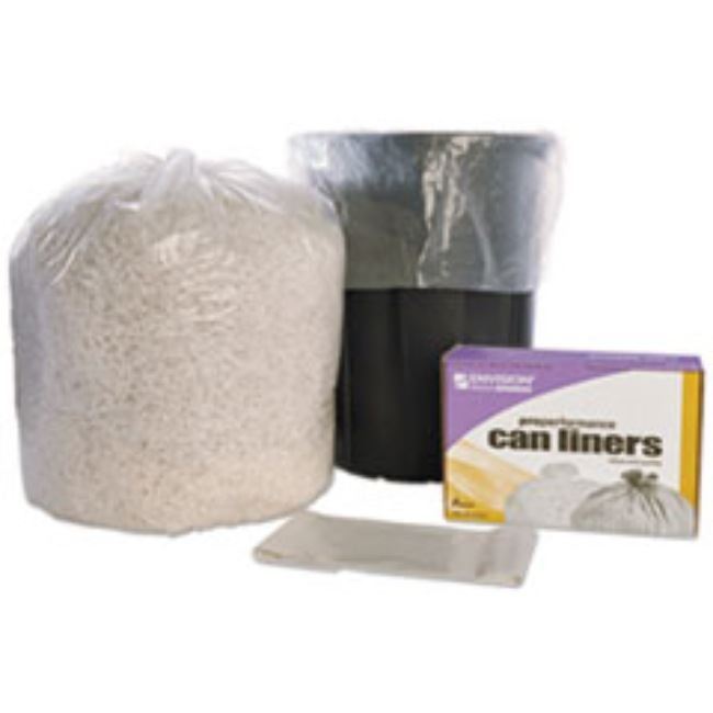 HIGH-DENSITY CAN LINER, 38 X 60, NATURAL, BOX OF 200