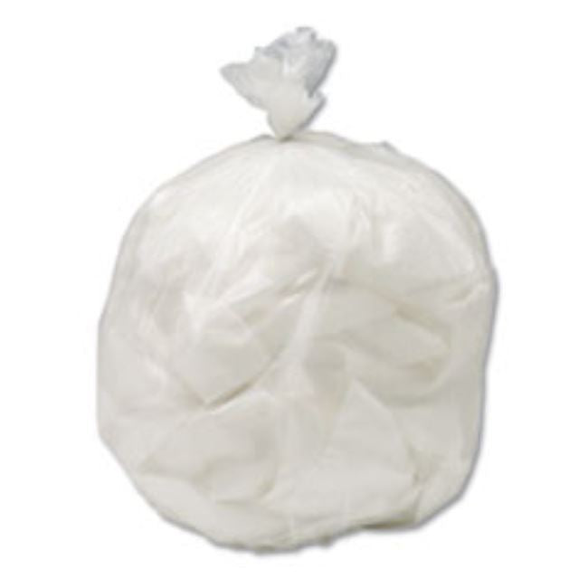 LOW-DENSITY TRASH CAN LINERS, 0.7 MIL, 24 X 30, WHITE, 120/BX (5 BOXES PER PACK)