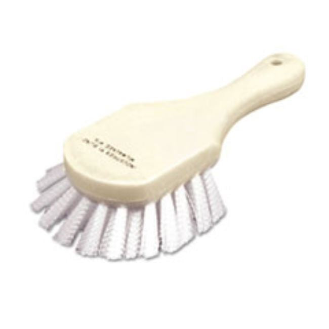 ALL-PURPOSE SCRUB BRUSH, PLASTIC BLOCK, 1 1/4" NYLON BRISTLES. (10 per pack)