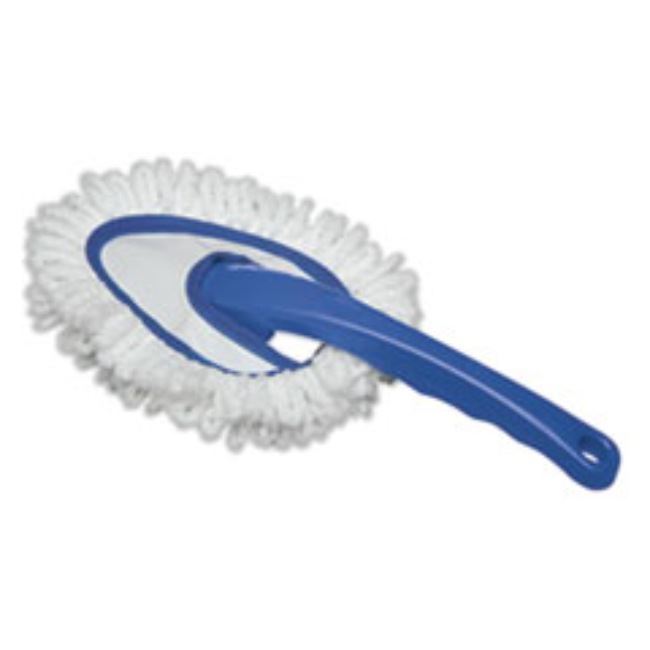 MINI MICROFIBER DUSTER, 5" X 7", BLUE HANDLE (10 PER PACK)