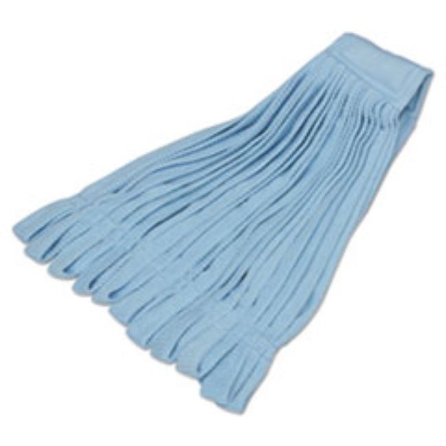 MICROFIBER TUBE MOP HEADS, BLUE, 5 1/2" HEADBAND, (5 PER PACK)