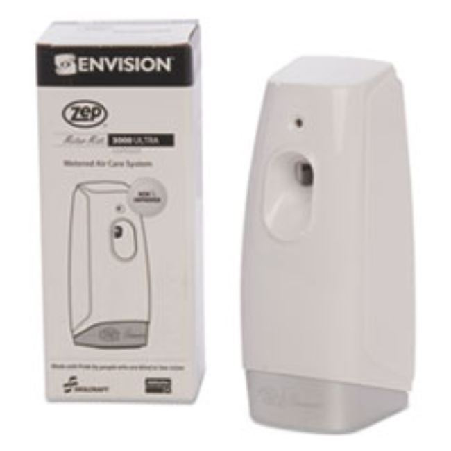 ZEP METER MIST 3000 ODOR CONTROL DISPENSER, WHITE, 1 EACH
