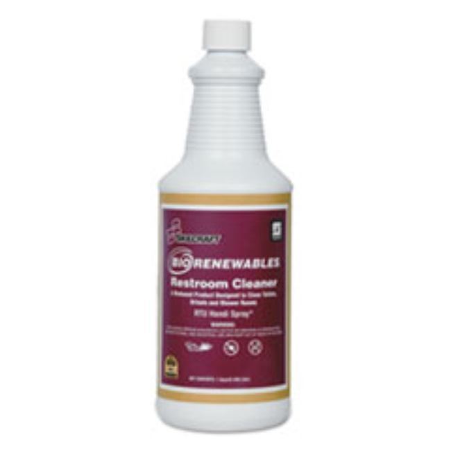 SPARTAN BIORENEWABLES RESTROOM CLEANER, 32OZ SPRAY BOTTLE (12 PER PACK)