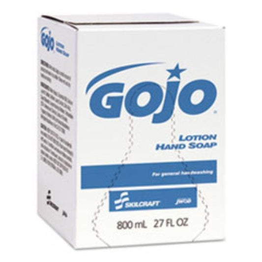 GOJO LOTION HAND SOAP, 800 ML REFILL, 12CT/CARTON PACK
