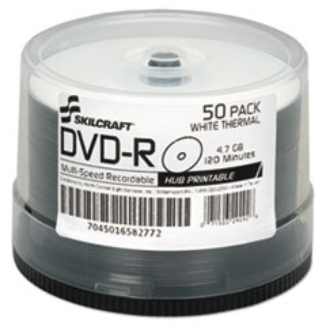 LASER PRINTABLE DVD-R, 50/PACK, (5 PER PACK)
