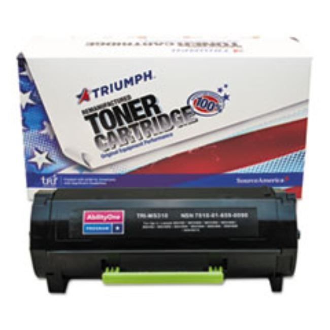 TRIUMPH LEXMARK REMAN 6590090 (50F0HA0, 50F1H00) TONER, BLACK, 1 EACH