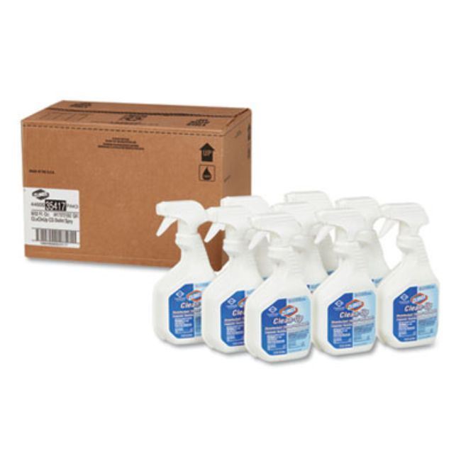 Clean-Up Disinfectant Cleaner With Bleach, 32Oz Smart Tube Spray, 9/Carton