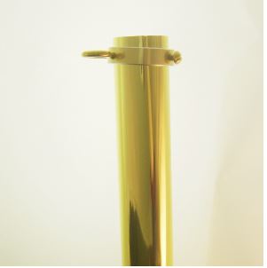 94G 9 ft. X 1-1/4 in. Gold Aluminum Flagpole