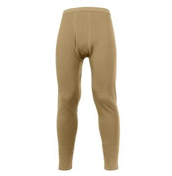 Rothco ECWCS Gen III Mid-Weight Underwear Bottoms (Level II)-Coyote Brown