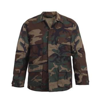 Rothco Camo BDU Shirt-Woodland Camo
