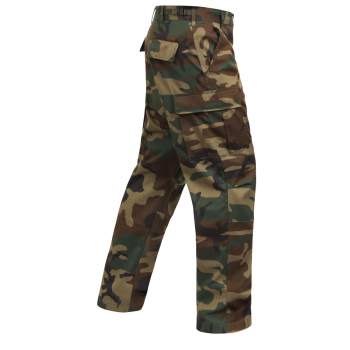 Rothco Camo Tactical BDU Pants-Woodland Camo