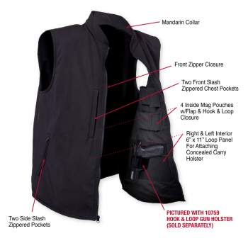 Rothco Concealed Carry Soft Shell Vest