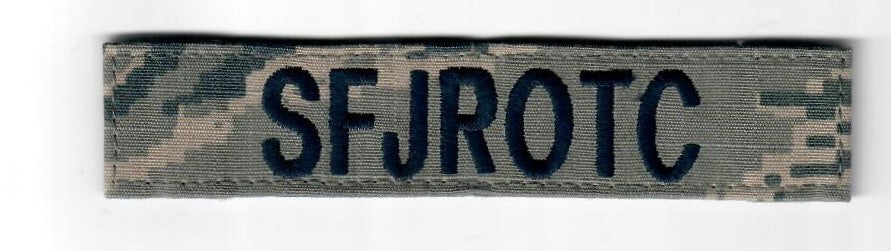 SFJROTC ABU Branch Nametape w- Velcro Attachment