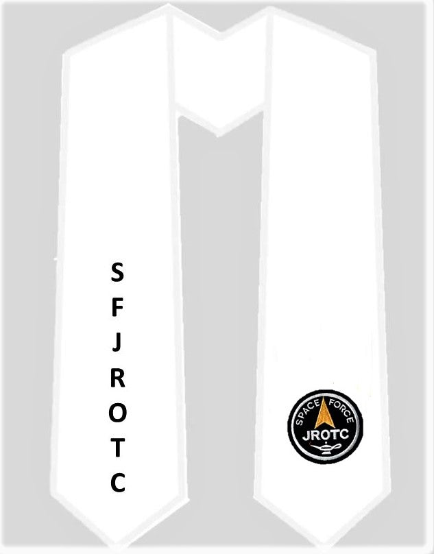 SFJROTC White Graduation Stole
