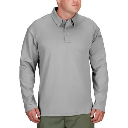Propper I.C.E.® Men’s Performance Polo – Long Sleeve (Grey)