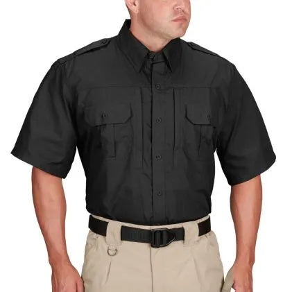 Propper® Men's Tactical Shirt - Short Sleeve (Black)