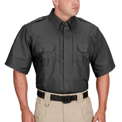 Propper® Men's Tactical Shirt - Short Sleeve (Charcoal)