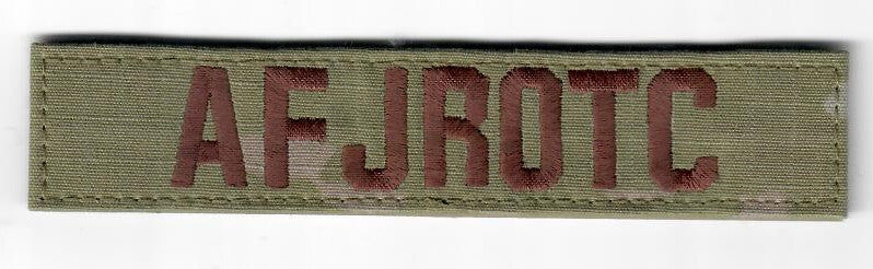 'AFJROTC' OCP Branch Nametape w- Velcro Attachment